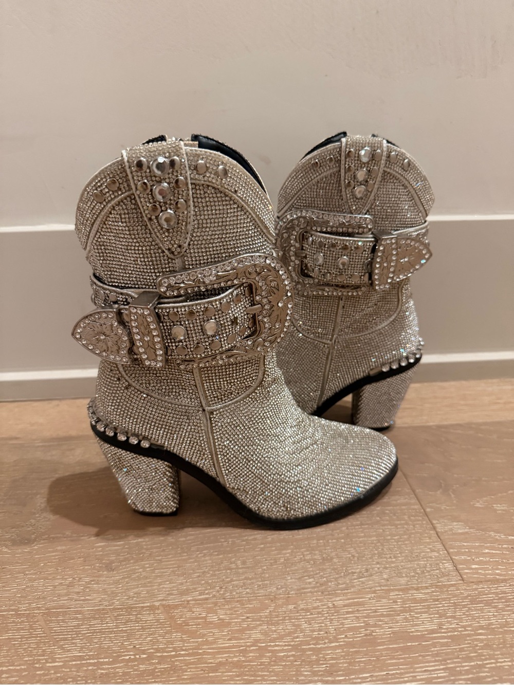 Club Exx rhinestone sheriff shine boots size 7 - Picture 6 of 7